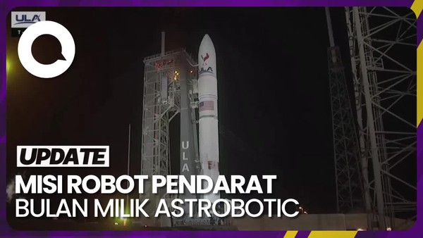 Robot Pendarat Bulan Peregrine Sukses Meluncur dengan Roket Vulcan