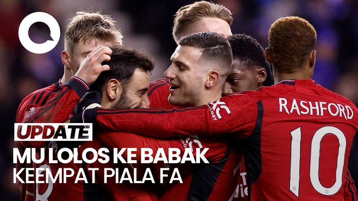 Hasil Piala FA: MU Gilas Wigan 2-0