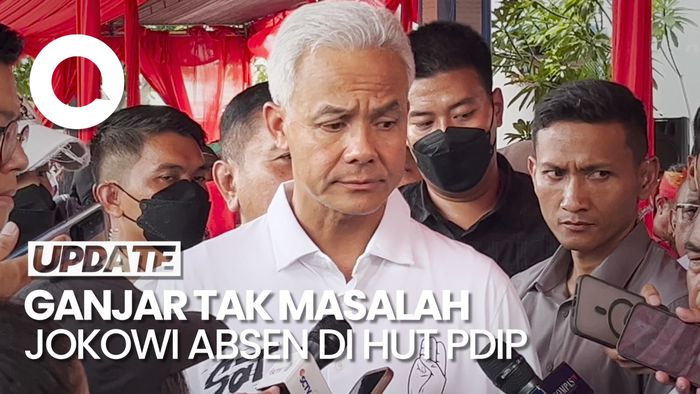 Jokowi Kemungkinan Tak Hadir HUT PDIP, Ganjar: Urusan Negara Nomor 1