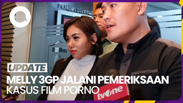 Melly 3GP Ngaku Kooperatif Jalani Pemeriksaan Sebagai Tersangka