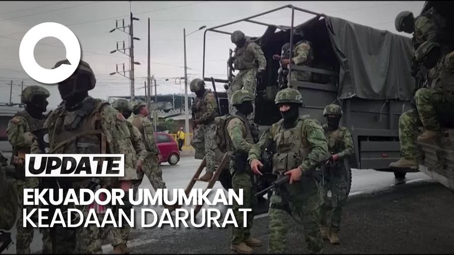 Ekuador Umumkan Keadaan Darurat Seusai Bos Geng Los Choneros Kabur dari Penjara