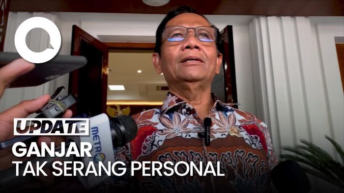 Jokowi Bicara Saling Serang di Debat Ketiga, Mahfud: Tak Serang Personal