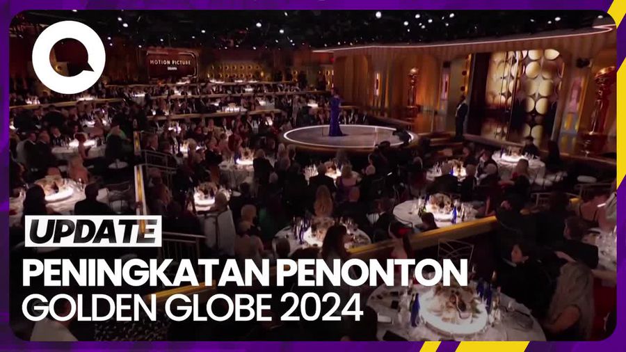 Jumlah Penonton Golden Globe Awards 2024 Naik 50% Dibanding Tahun Lalu