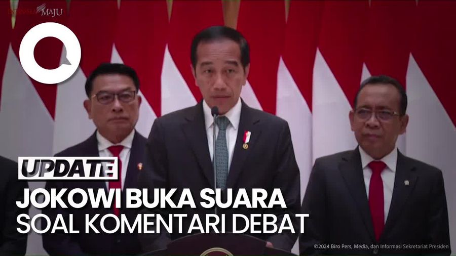Jokowi Respons Anies soal Komentar Debat: Saya Bicara untuk Ketiga Calon