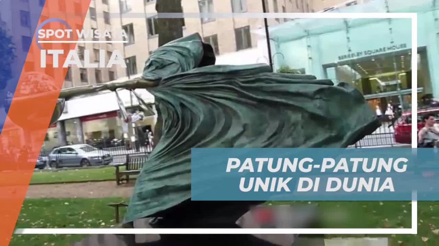 Melihat Patung-patung Unik Dunia di Negara Italia