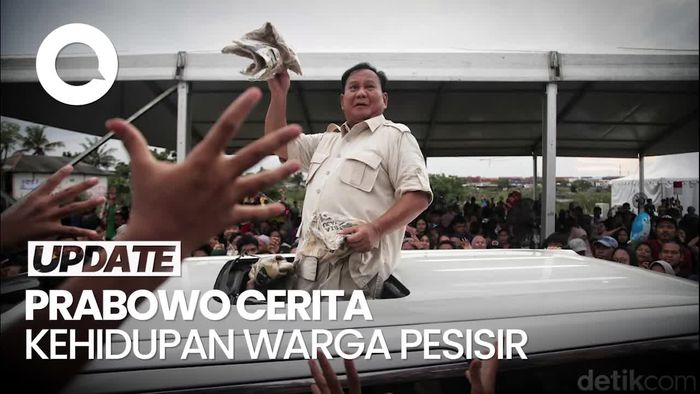 Bicara Giant Sea Wall, Prabowo Cerita Kehidupan Warga Pesisir Pantura
