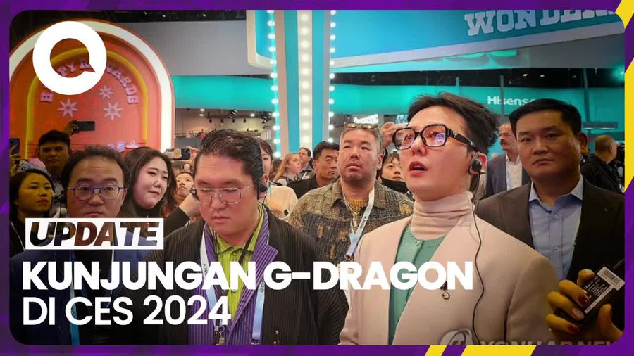 GD Kunjungi CES 2024, Bertemu Robot Ballie-Naik Mobil Futuristik