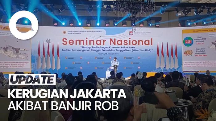 Airlangga: Jakarta Rugi Rp 2,1 Triliun Per Tahun Akibat Banjir Rob