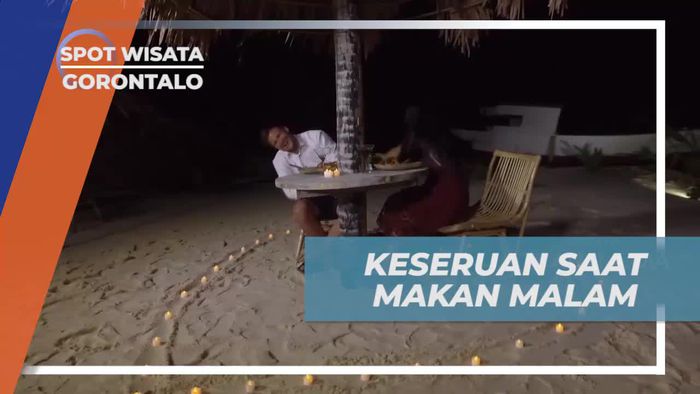 Bernyanyi Bersama Menikmati Romantisme Suasana Malam di Pulo Cinta Gorontalo 