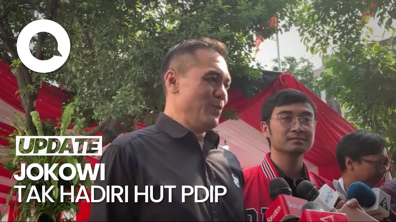 Jokowi Tak Beri Video Sambutan Di HUT Ke-51 PDIP