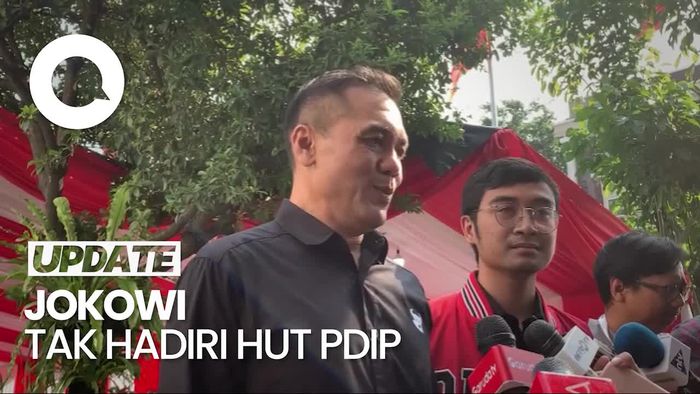 Jokowi Tak Beri Video Sambutan di HUT Ke-51 PDIP