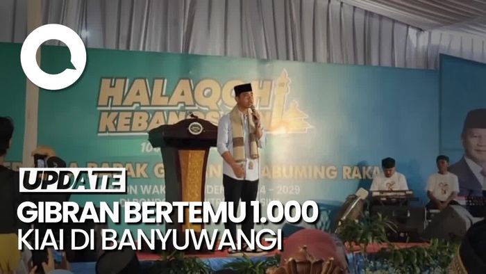 Bertemu 1.000 Kiai di Banyuwangi, Gibran Didoakan Menang Pilpres