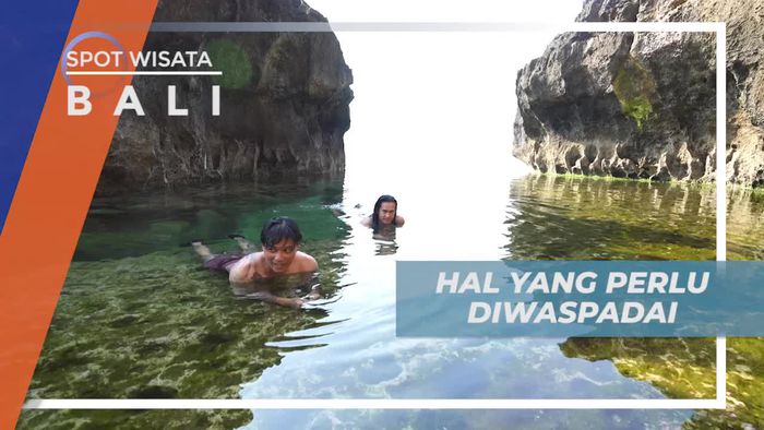 Mengenal Waktu Pasang Surut Air Laut di Angels Bilabong Bali