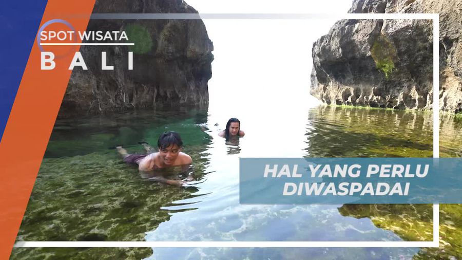 Mengenal Waktu Pasang Surut Air Laut di Angels Bilabong Bali