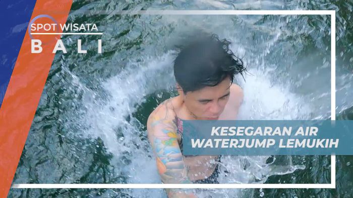 Merasakan Kesegaran Air Dengan Jumpcliff di Waterjump Lemukih Bali