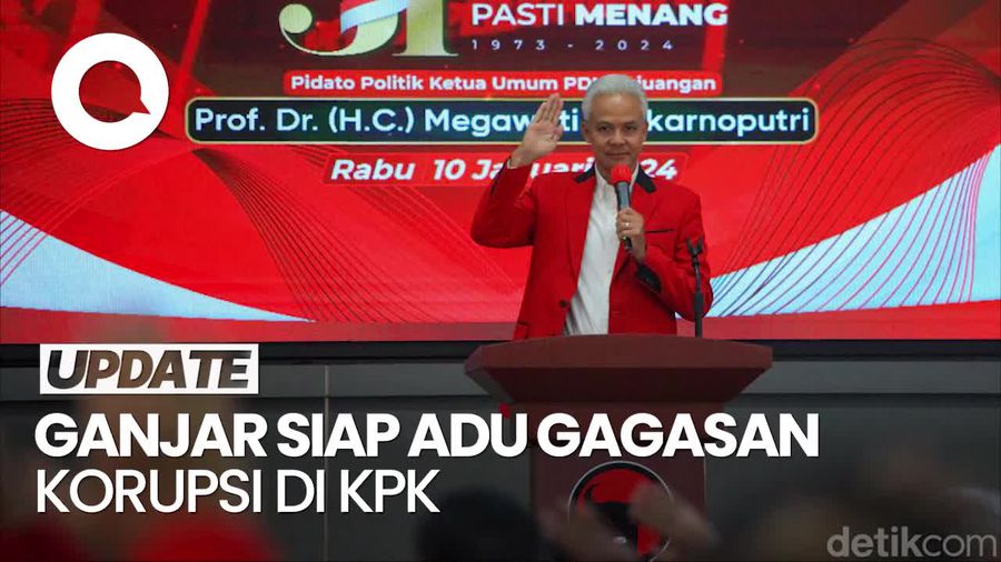 Ganjar Siap Terima Undangan Adu Gagasan di KPK: Saya Senang Sekali