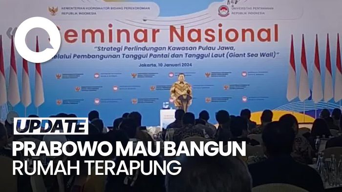Prabowo Berencana Bangun Rumah Terapung di Pesisir Pantura