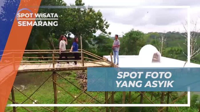 Spot Foto Unik Dengan Nuansa Salju di Semarang