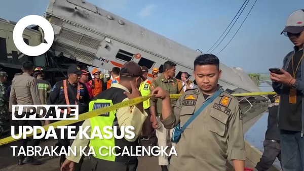 3 Petugas KAI Diperiksa Buntut 2 KA Tabrakan di Cicalengka
