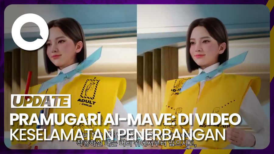 Ada Pramugari AI hingga Grup K-Pop MAVE: di Video Keselamatan Penerbangan