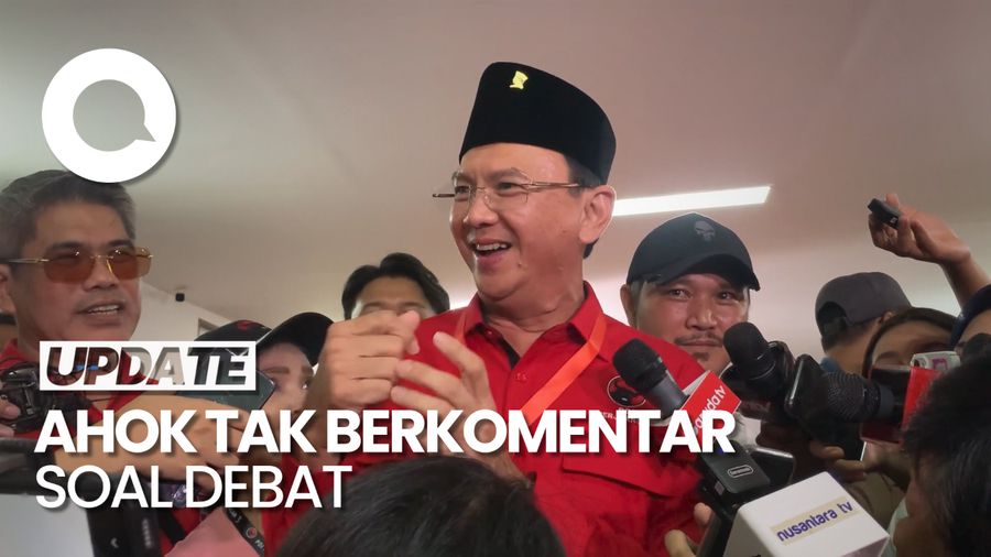 Ahok Ogah Bicara soal Debat Pilpres