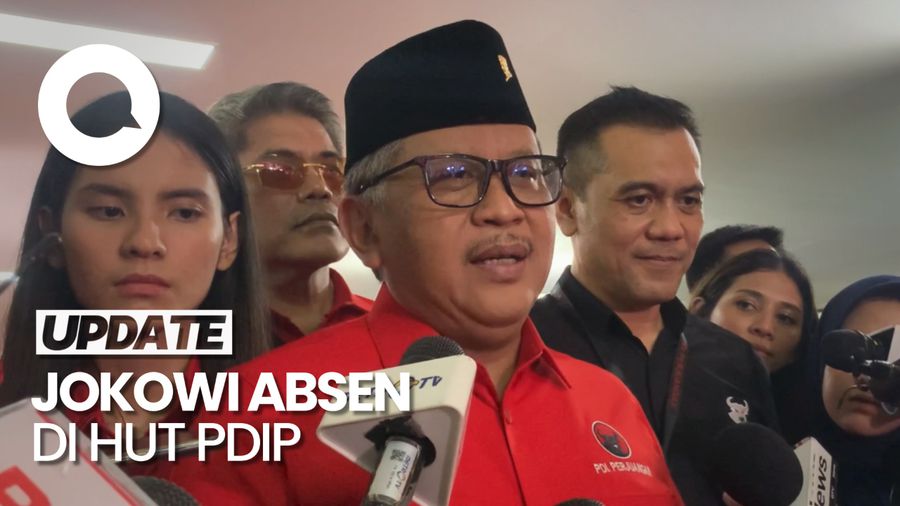 Jokowi ke LN saat HUT PDIP, Hasto: Kebetulan atau Tidak, Istana yang Jawab
