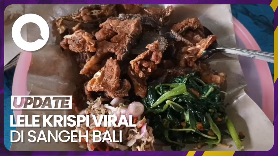 Lele Krispi Bumbu Bali Sambal Matah yang Viral di Bali
