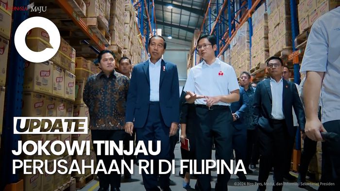 Momen Jokowi Tinjau Pabrik Kopiko di Filipina