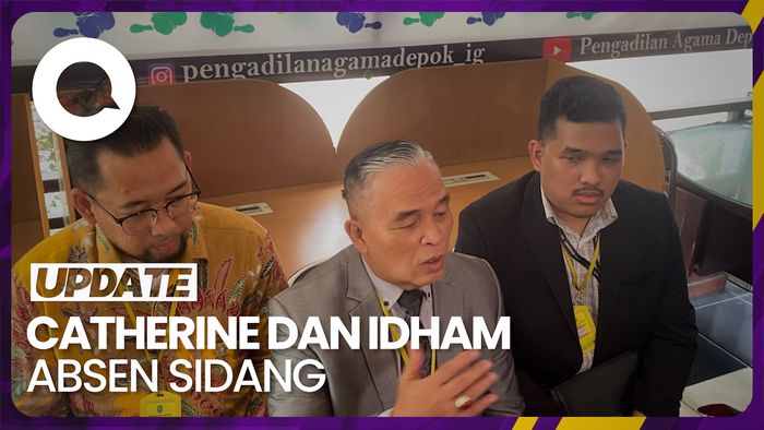 Sidang Cerai Perdana Catherine Wilson dan Idham Masse Ditunda