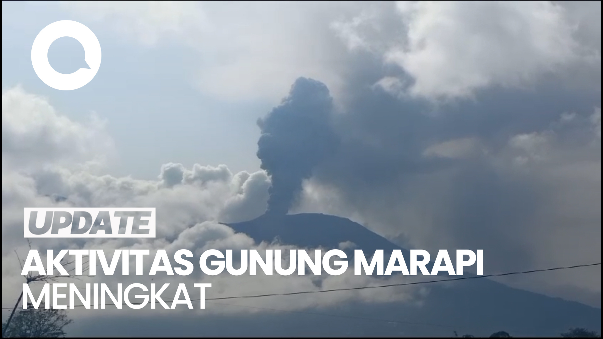 Status Gunung Marapi Naik Jadi Siaga!