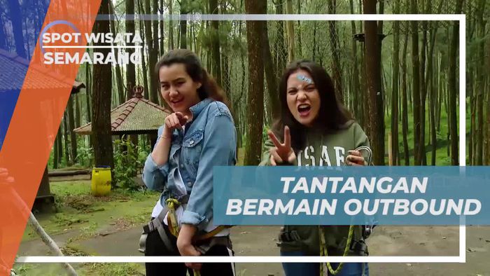 Mencoba Melewati Rintangan Seru di Wisata Outbound Kopeng Alam Semarang 