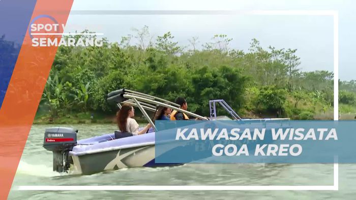 Berkeliling Naik Speedboat Menyusuri Kawasan Wisata Goa Kreo Semarang
