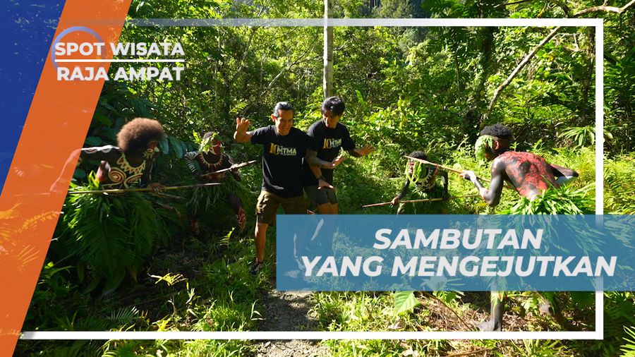Tarian Perang, Sambutan Mengejutkan dari Warga Lokal, Raja Ampat