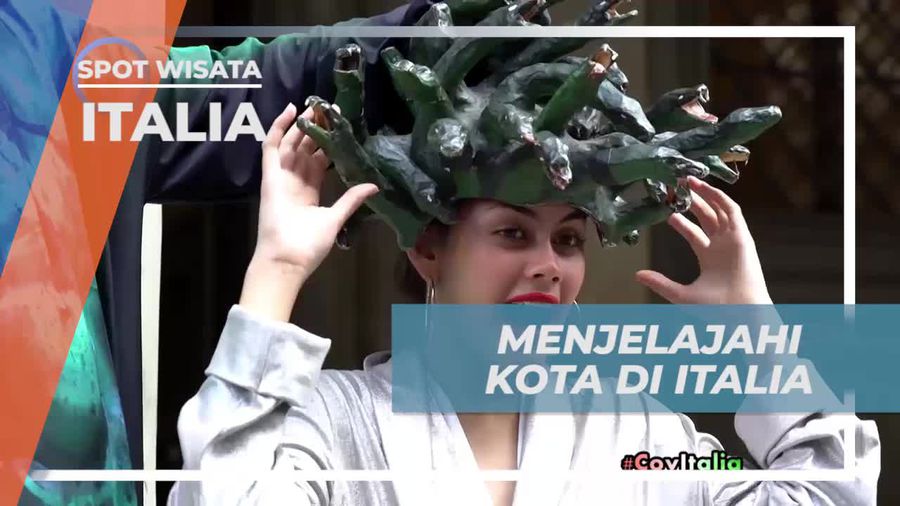 Menjelajahi Kota di Italia, Bertemu Patung Manusia Unik