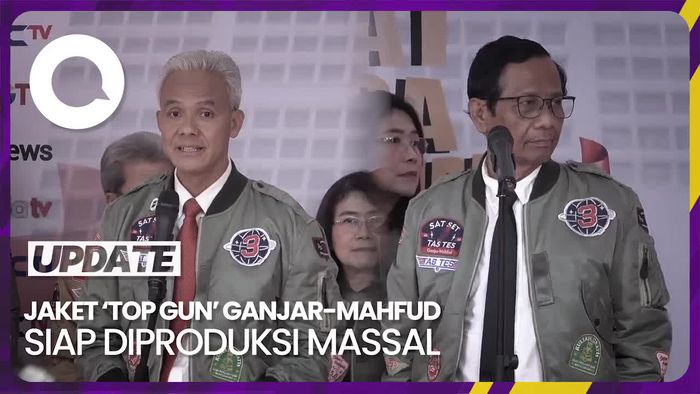 Timechine Siap Produksi Jaket Top Gun Ganjar-Mahfud, Ini Bocorannya!