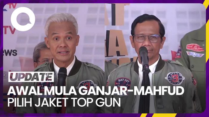 Cerita Owner Timechine soal Jaket Top Gun yang Dipakai Ganjar-Mahfud
