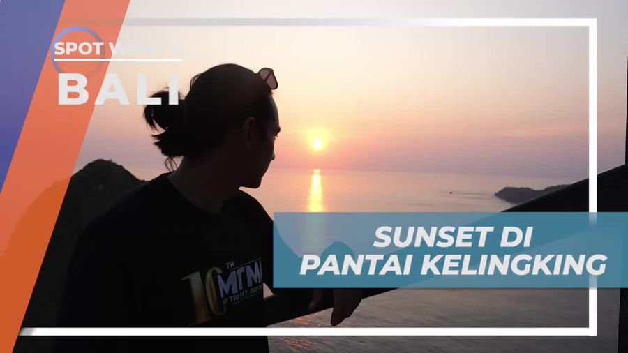 Menikmati Keindahan Panorama Sunset Dari Tebing T-rex Pantai Kelingking Bali