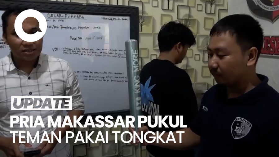 Pukul Teman Pakai Tongkat Baseball, Pria di Makassar Dibekuk