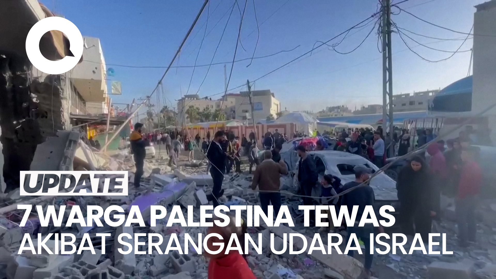 Serangan Udara Israel Hantam Kios Falafel Di Deir Al-Balah, 7 Orang Tewas