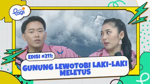 Gunung Lewotobi Laki-laki Meletus
