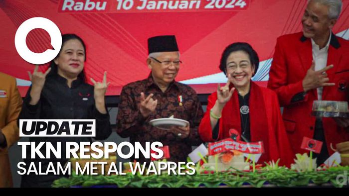 Maruf Salam Metal di HUT PDIP, TKN: Hak Politik Beliau