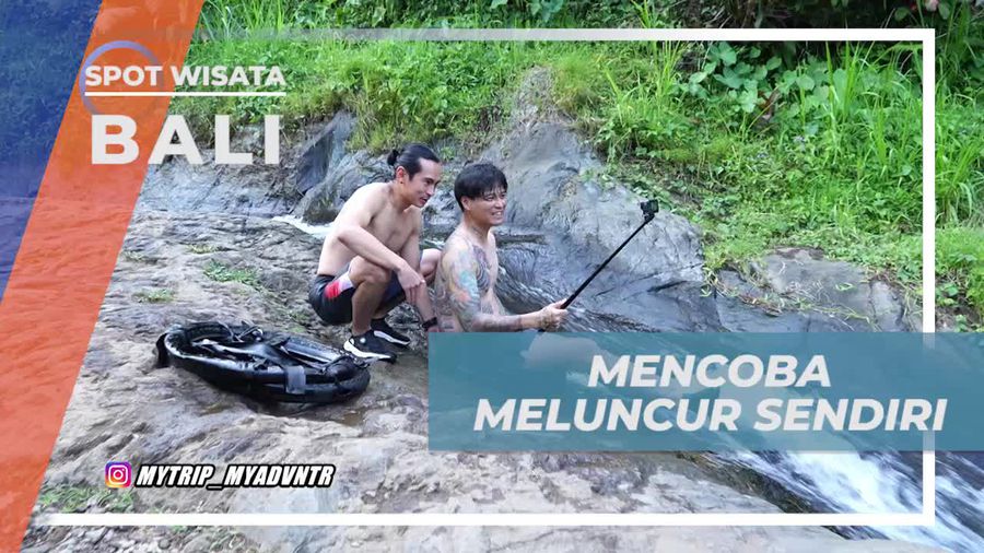 Memacu Adrenalin Meluncur Sendiri di Water Slide Lemukih Buleleng Bali 