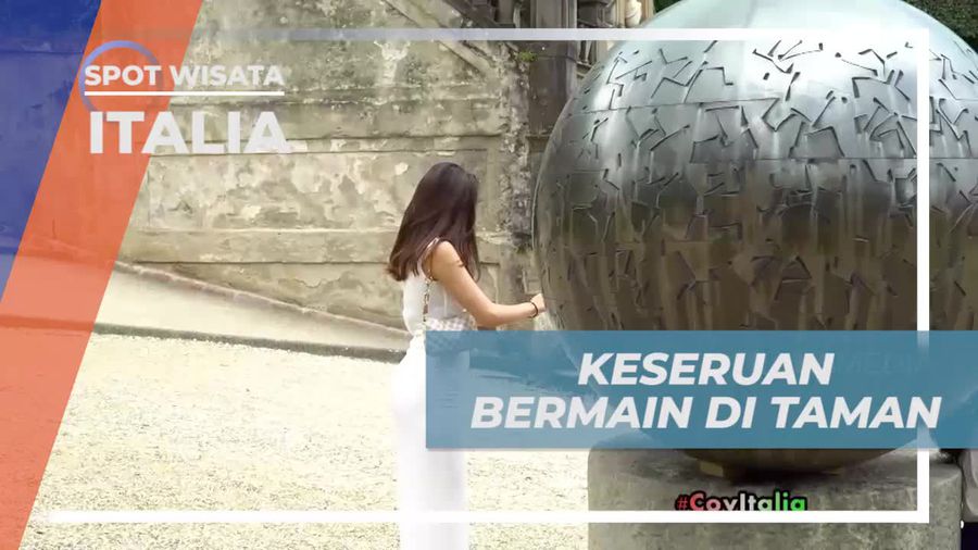Seru-seruan Bermain di Taman Giordino di Boboli Italia 