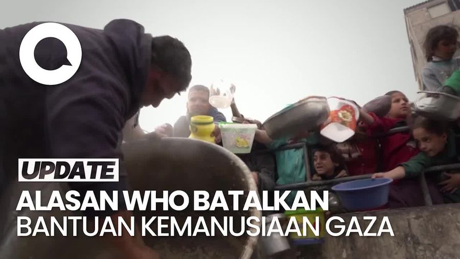 WHO Batalkan Bantuan Kemanusiaan untuk Gaza, Apa Alasannya?