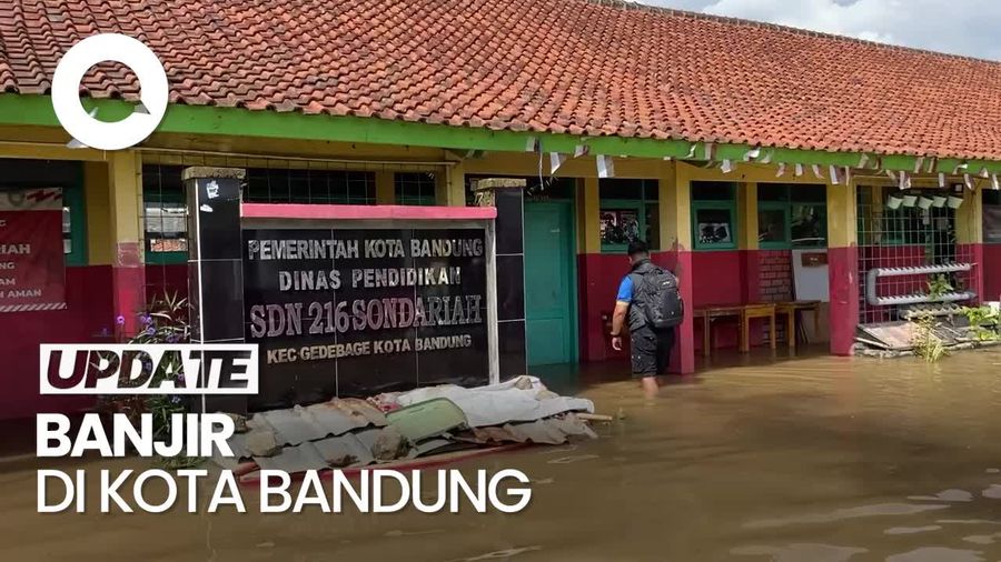 Dua SD di Kota Bandung Terendam Banjir