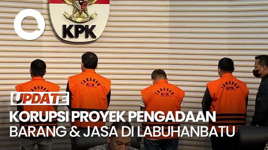 KPK Tetapkan 4 Tersangka OTT Labuhanbatu: Bupati hingga Anggota DPRD