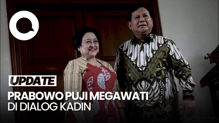 Bicara soal Pemimpin, Prabowo: Saya Akui Ibu Megawati Pun Berjasa