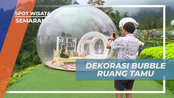 Dekorasi Ruang Tamu Unik di Dalam Bubble, Ayanaz Gedongsongo Semarang