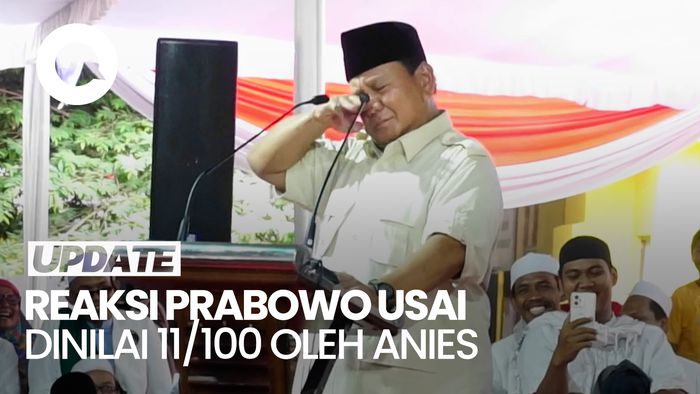 Beragam Reaksi Prabowo soal Kinerjanya Dinilai 11 dari 100 oleh Anies