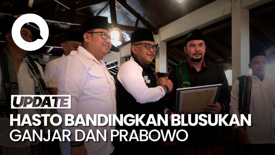 Hasto: Ganjar Blusukan dengan Kaki, Prabowo Bertemu Rakyat Dibantu Alphard